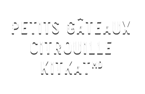 Petits gâteaux citrouille KITKAT