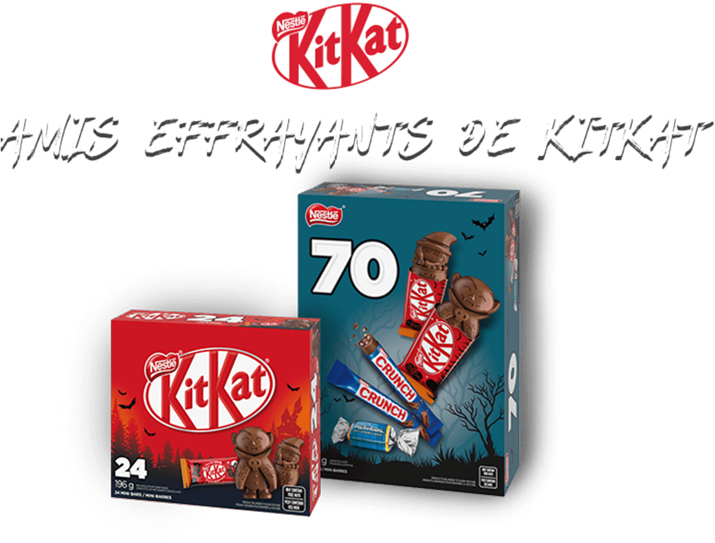 Amis effrayants de KITKAT