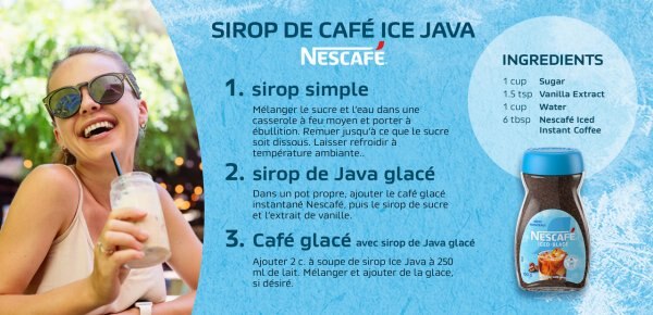 Café Nescafé Ice Java supprimé