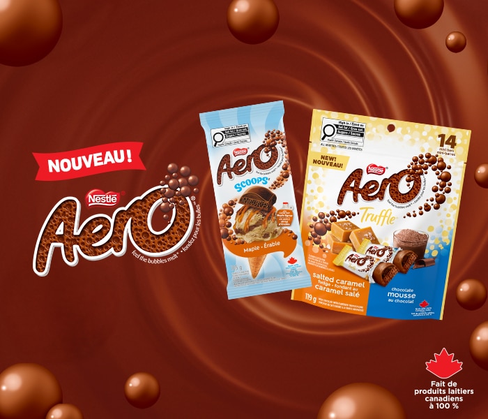 Barres de chocolat AERO