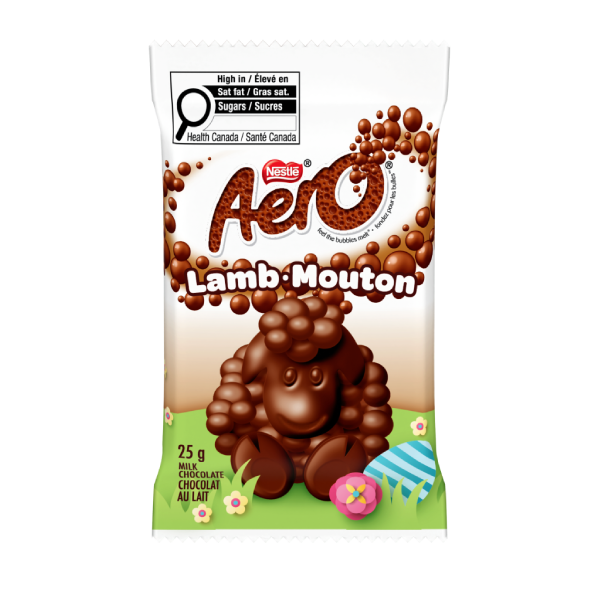 AERO Mouton de Pâques au chocolat au lait 25 g