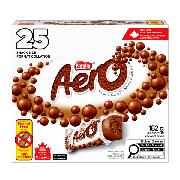 AERO Mini-barres chocolat au lait