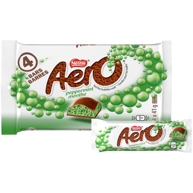 AERO Menthe - Paquet de 4 barres