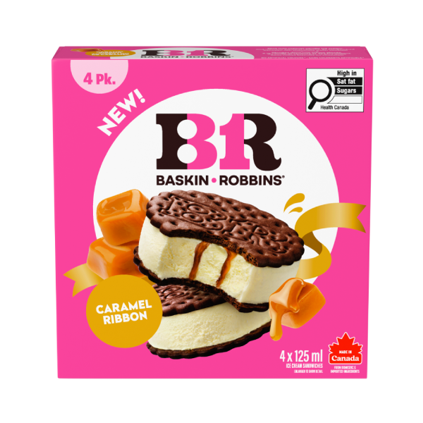 BASKIN-ROBBINS Sandwichs Tourbillon de caramel