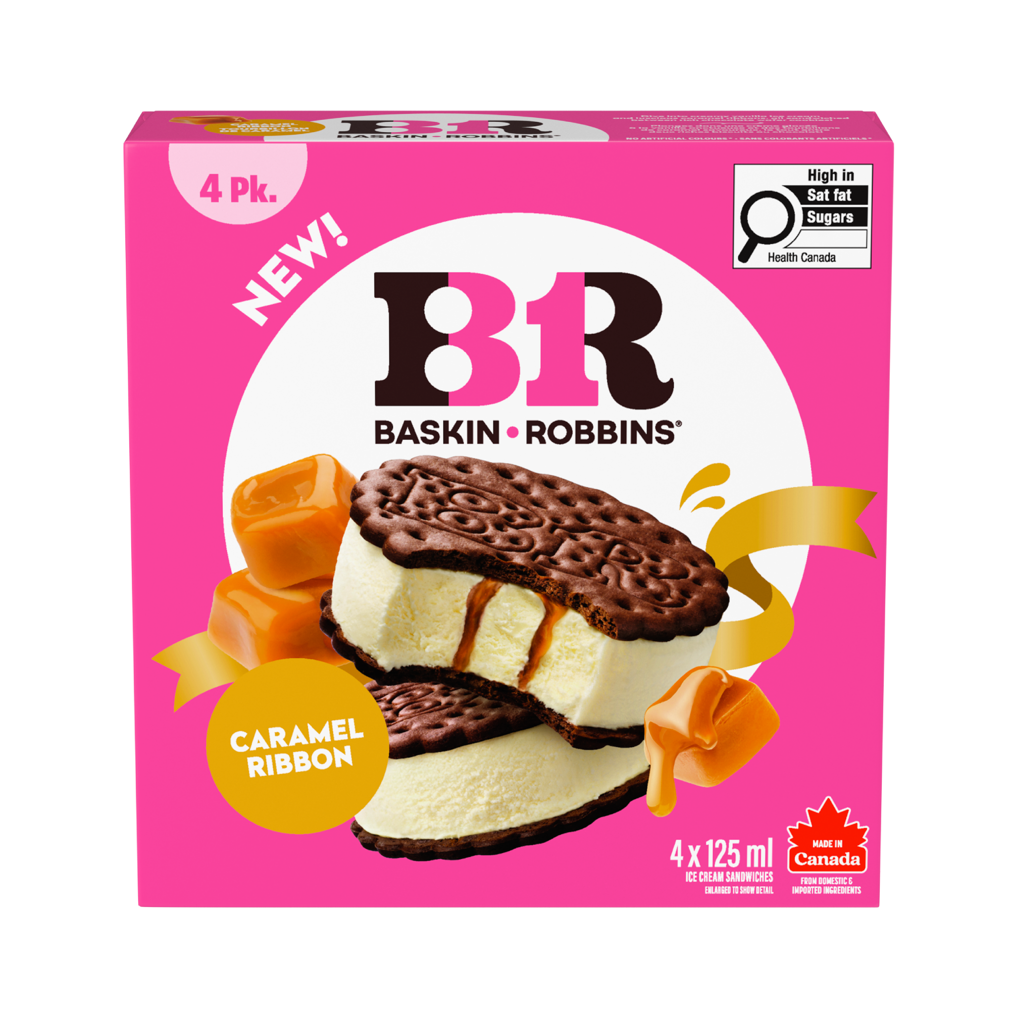 BASKIN-ROBBINS Sandwichs Tourbillon de caramel