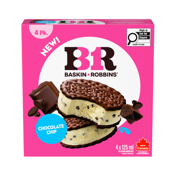 BASKIN-ROBBINS Sandwichs Pépites de chocolat