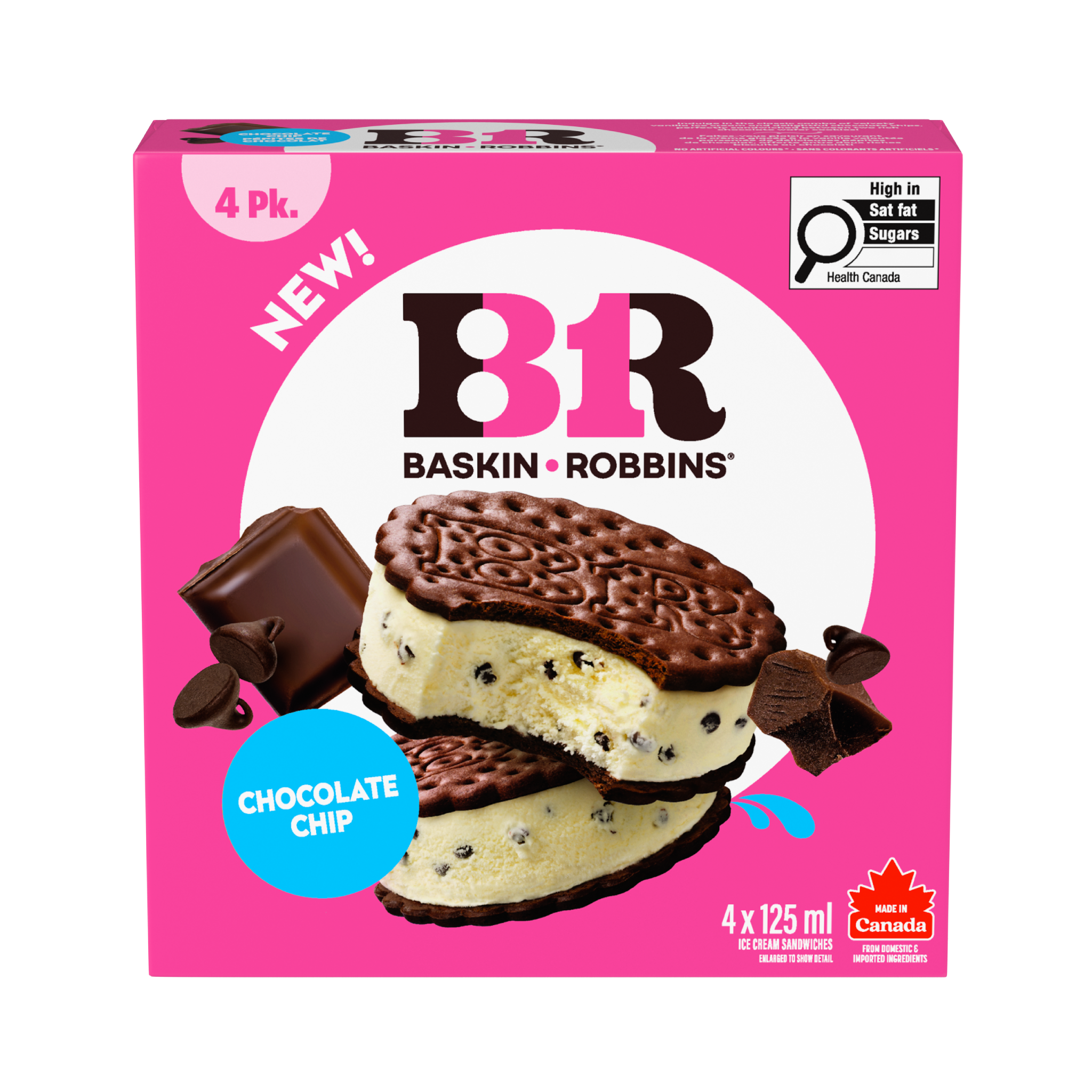 BASKIN-ROBBINS Sandwichs Pépites de chocolat