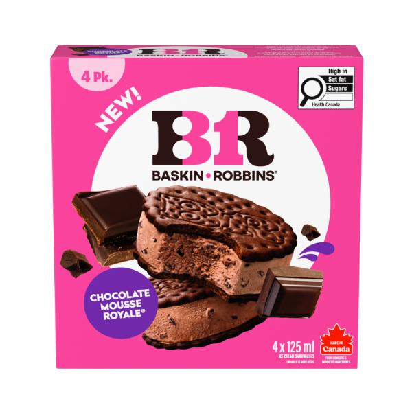 BASKIN-ROBBINS Sandwichs Chocolate Mousse Royale