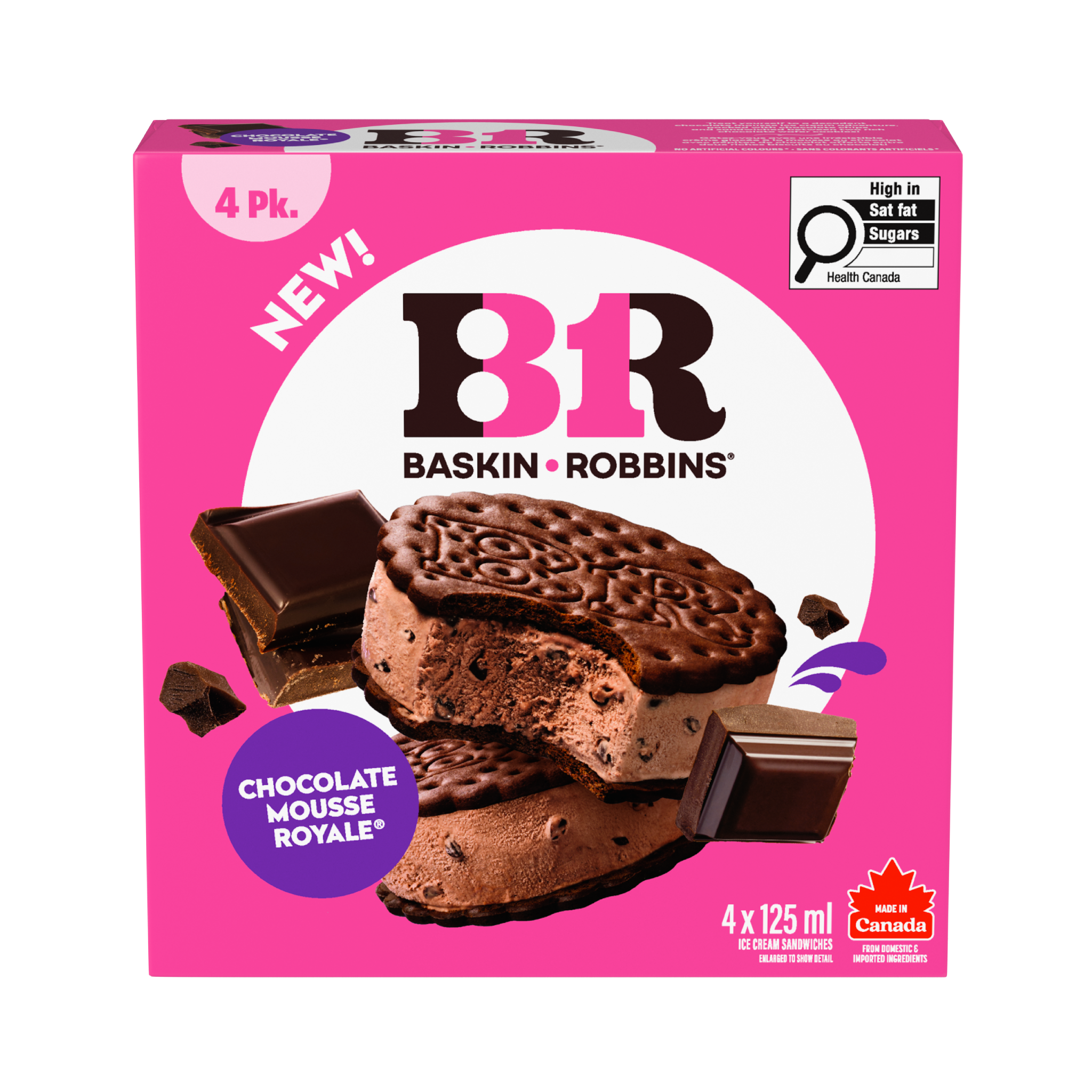 BASKIN-ROBBINS Sandwichs Chocolate Mousse Royale