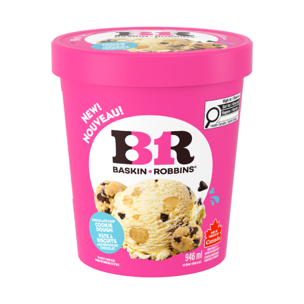 BASKINS-ROBBIN Pâte à biscuits, pépites de chocolat