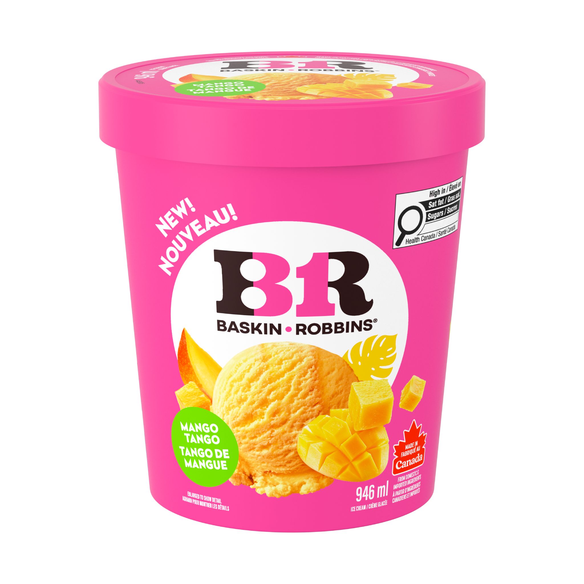 BASKIN-ROBBINS Crème glacée Tango de mangue