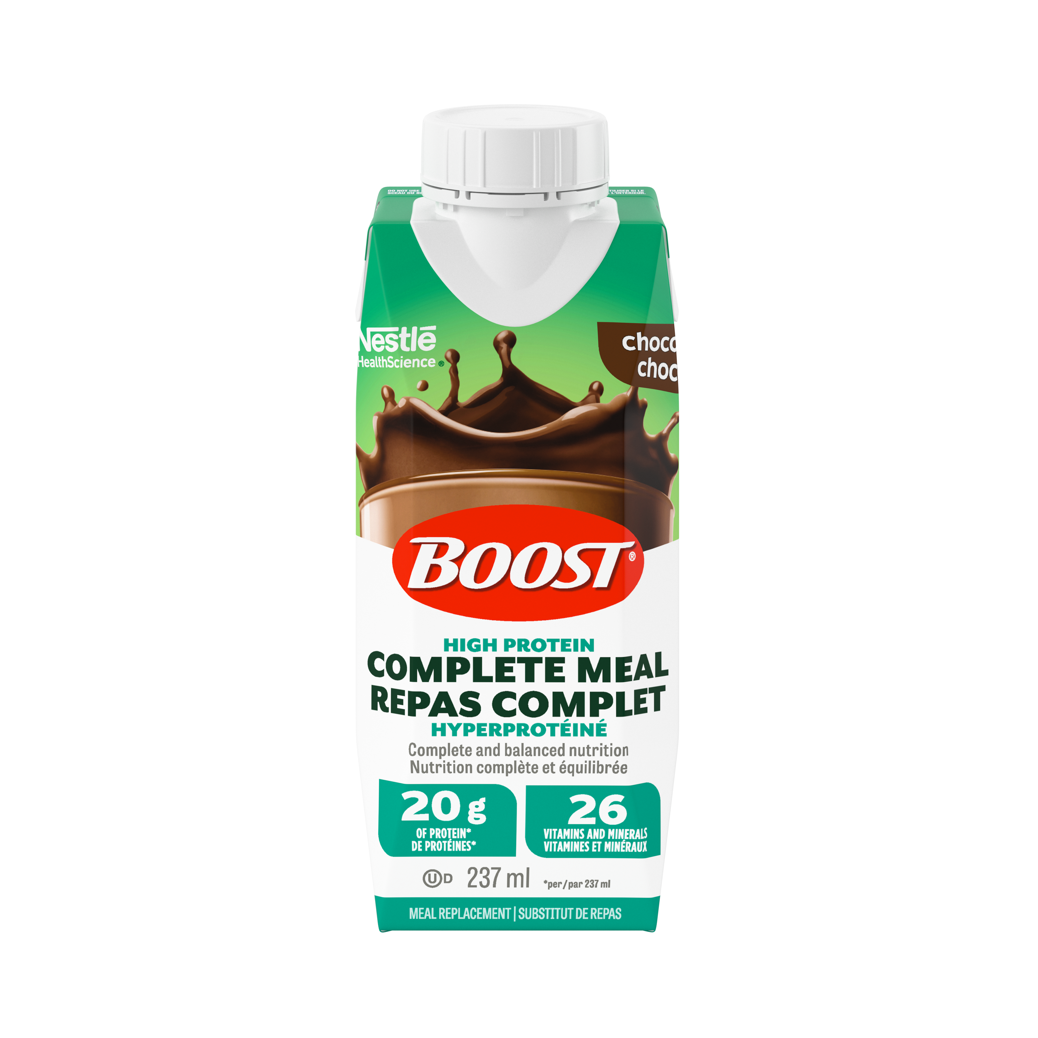 Substitut de repas complet hyperprotéiné, Chocolat 24-Pack
