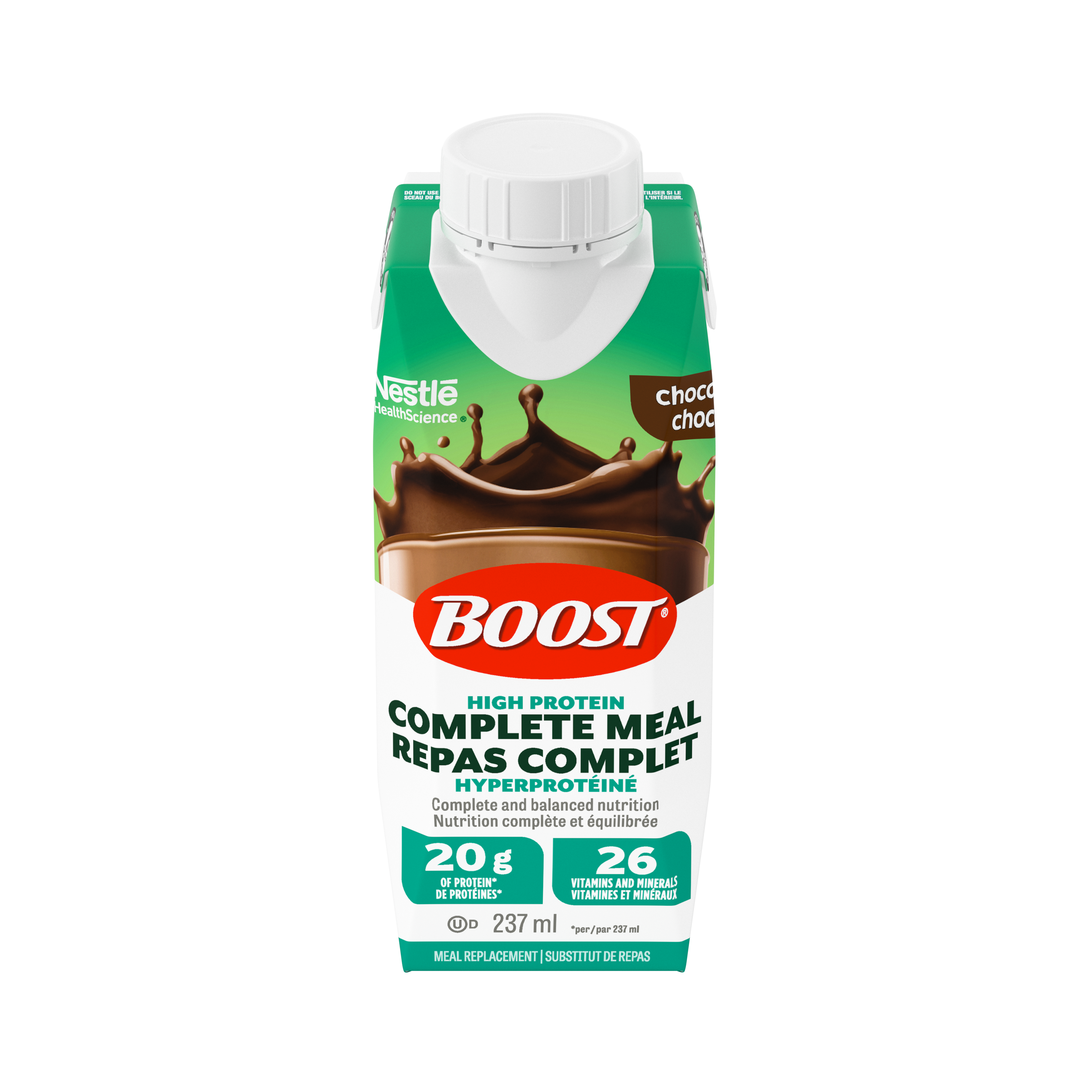 Substitut de repas complet hyperprotéiné, Chocolat 24-Pack