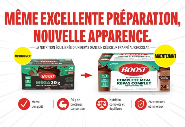 Substitut de repas complet hyperprotéiné, Chocolat 24-Pack
