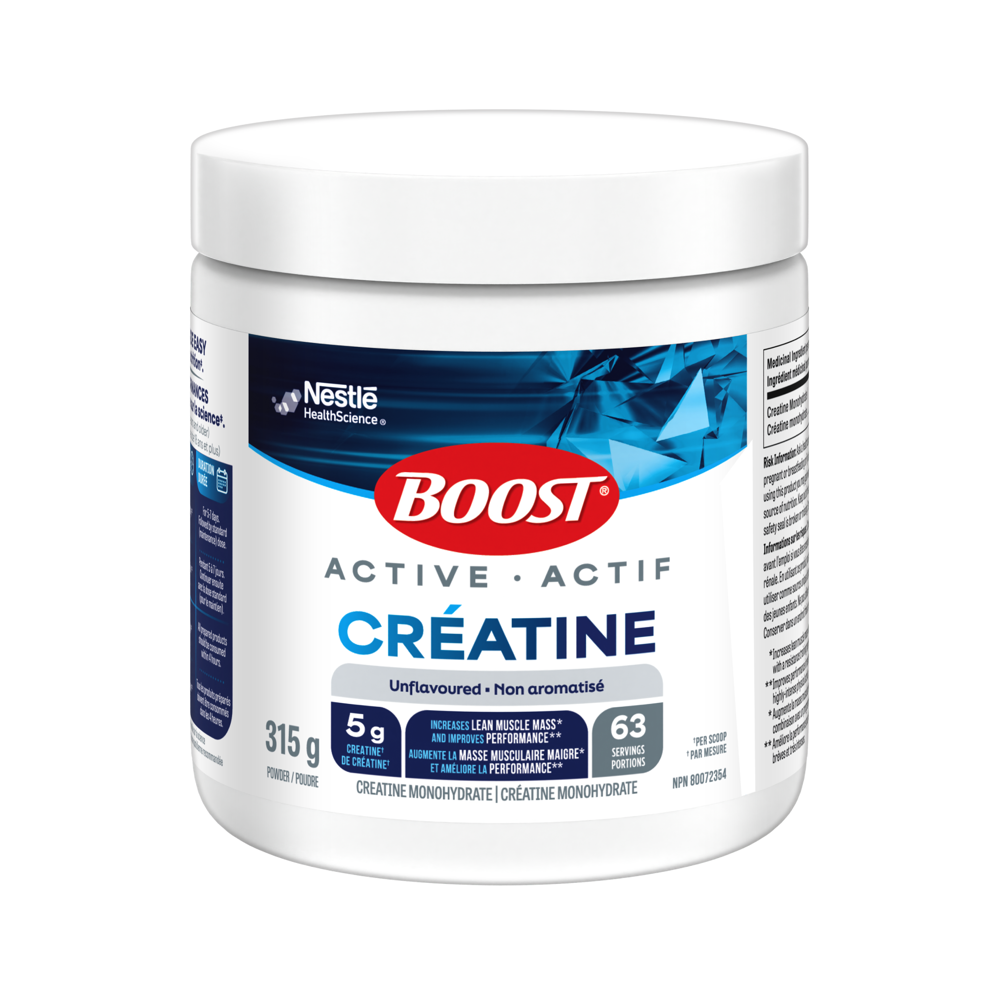 BOOST Poudre de créatine 315g