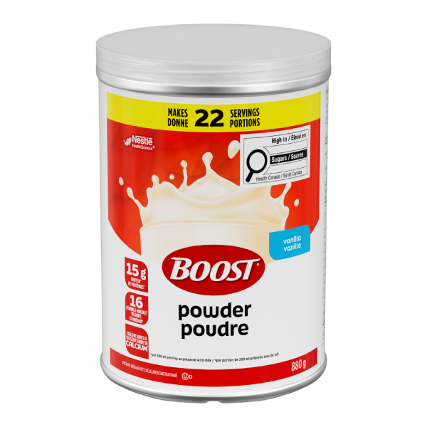 BOOST en poudre à la vanille