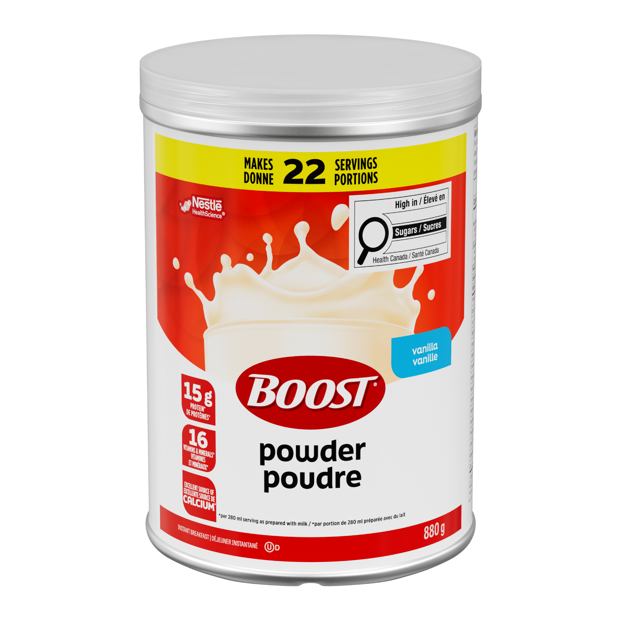 BOOST en poudre à la vanille