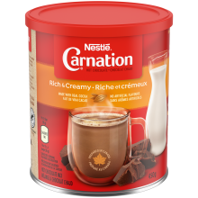 Chocolat chaud NESTLÉ CARNATION Riche et crémeux, contenant