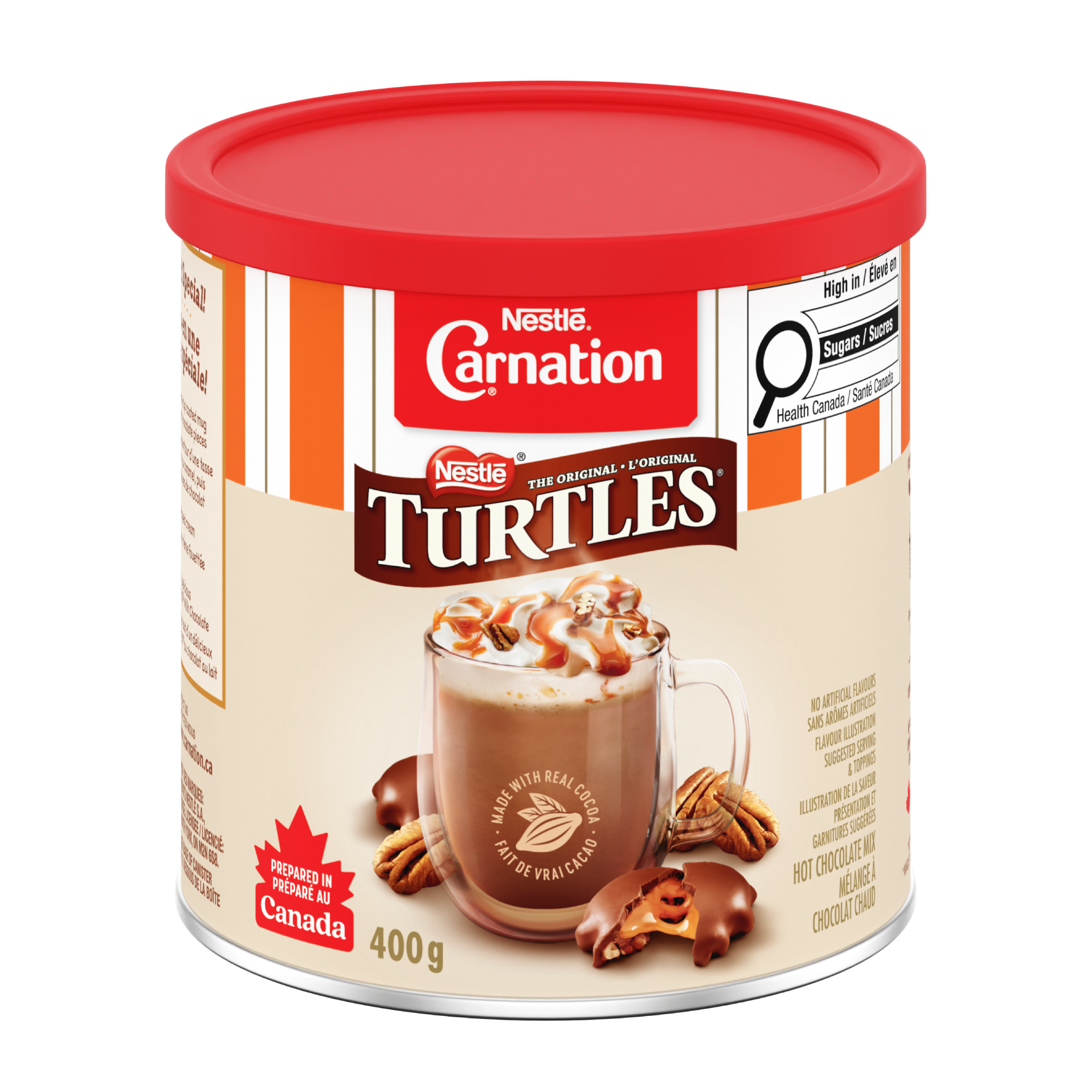 CARNATION Mélange à chocolat chaud TURTLES 400g