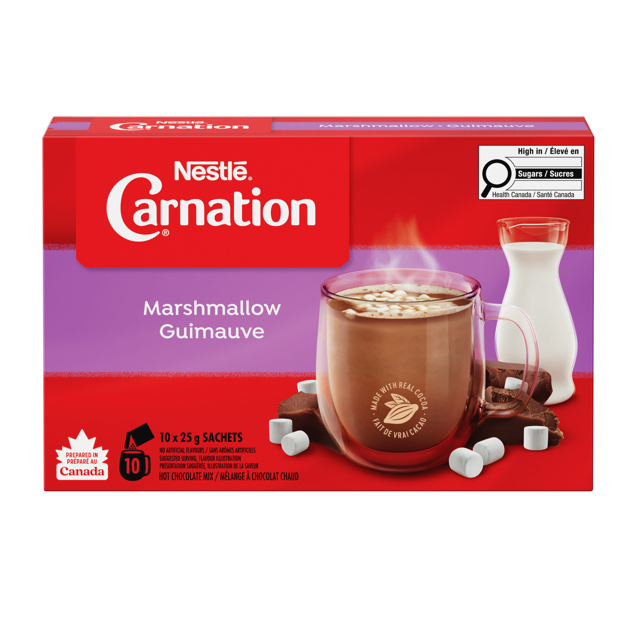 Chocolat chaud CARNATION à la guimauve