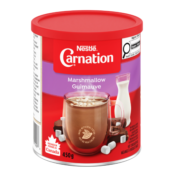 Chocolat chaud NESTLÉ CARNATION Guimauves, contenant