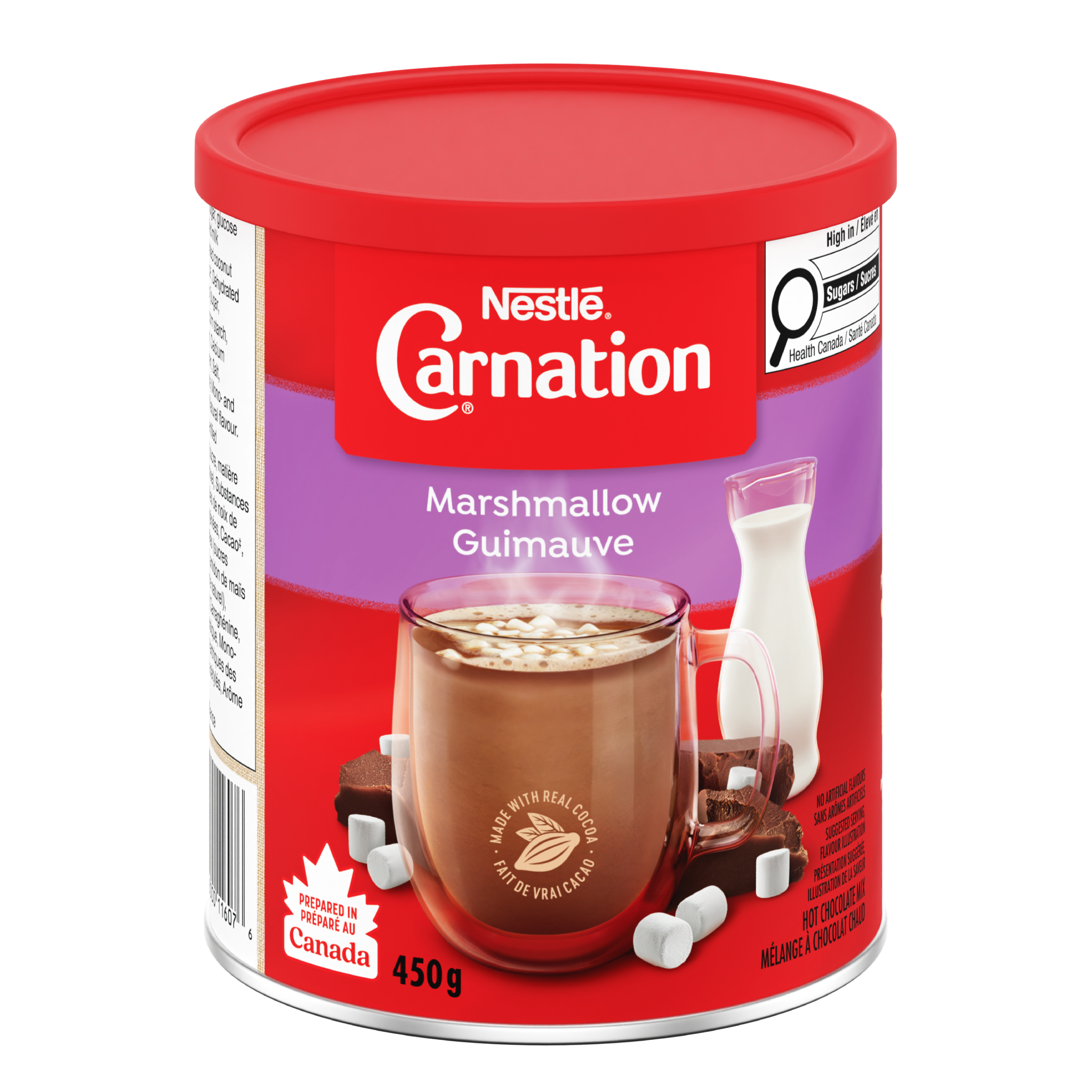 Chocolat chaud NESTLÉ CARNATION Guimauves, contenant