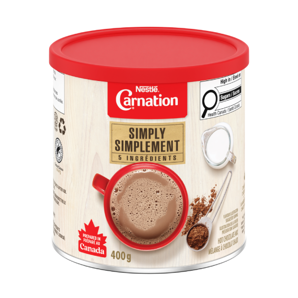 CARNATION Chocolat chaud Simplement 5 400g