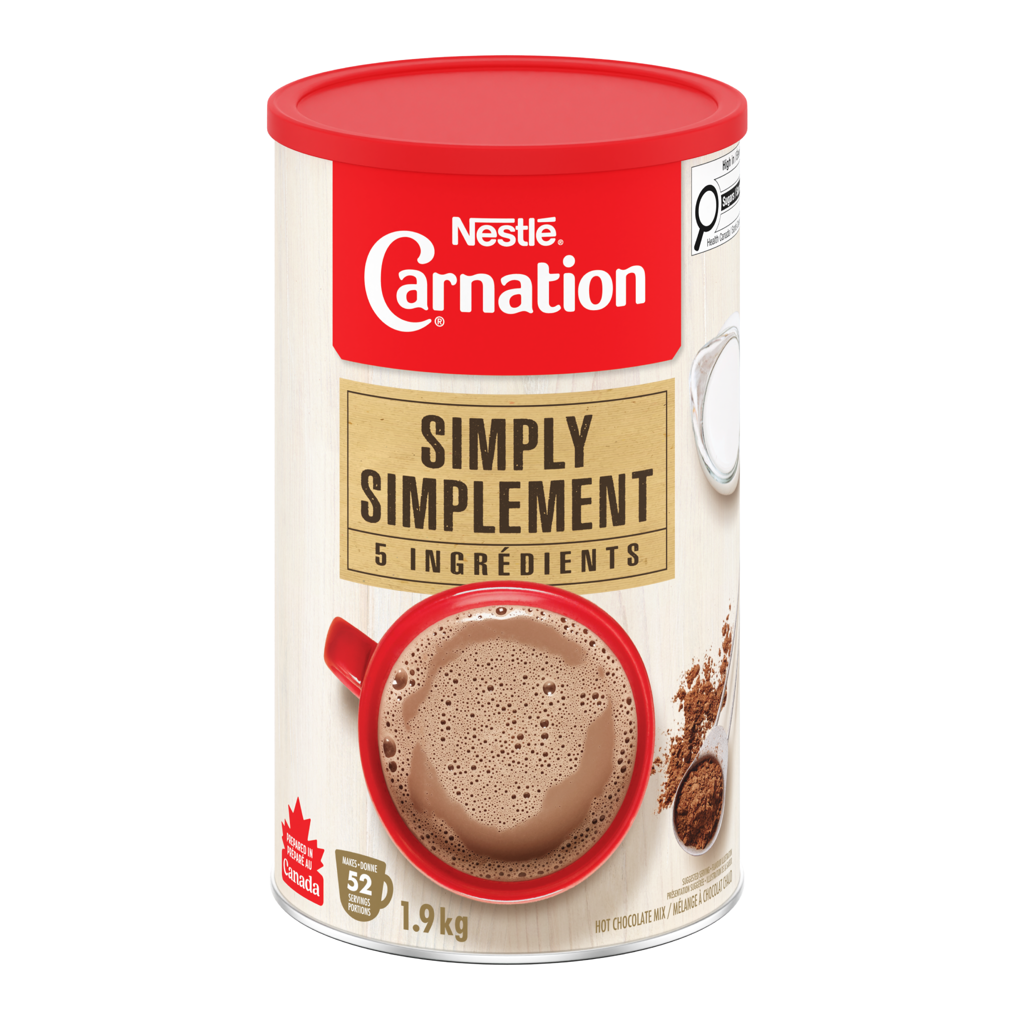 CARNATION Chocolat chaud Simplement 5