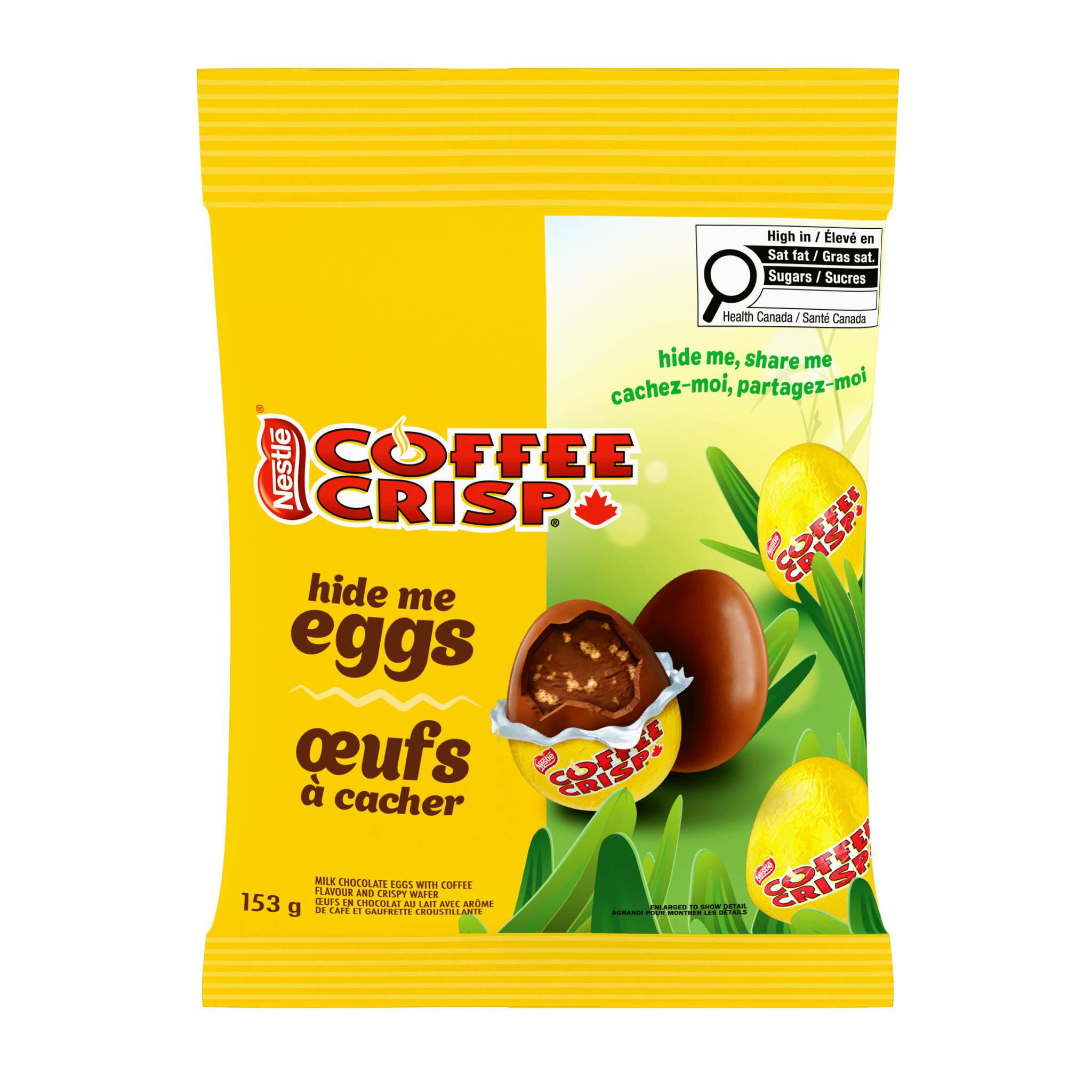 COFFEE CRISP les oeufs en chocolat à cacher de Pâques