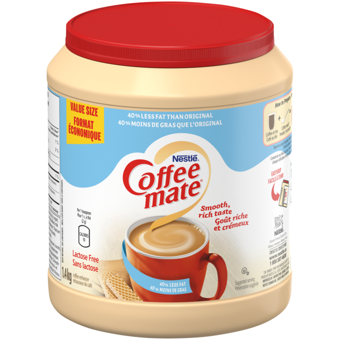 COFFEE MATE 50 % moins de gras