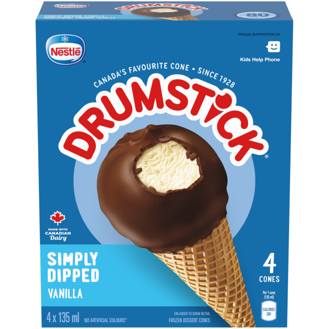 DRUMSTICK Simplement trempé Vanille