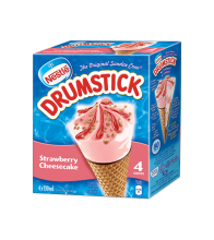 DRUMSTICK Gâteau au fromage et aux fraises