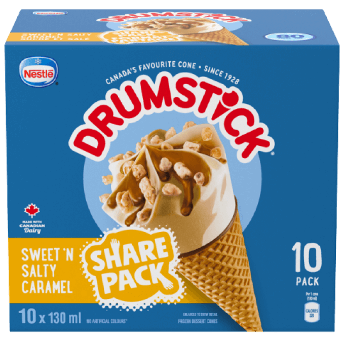 DRUMSTICK Crml Sucre Sale 10x130ml