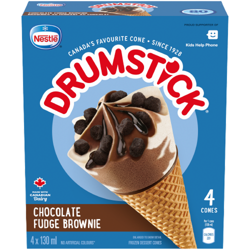 DRUMSTICK Brownies au fondant au chocolat