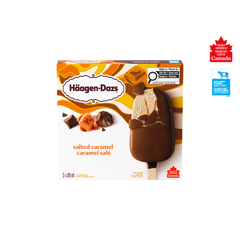 Caramel Salé Barres de Crème Glacée
