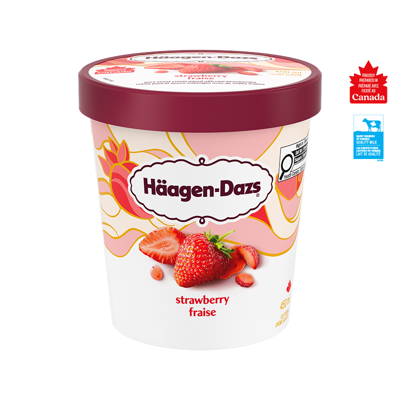 Crème glacée Fraise