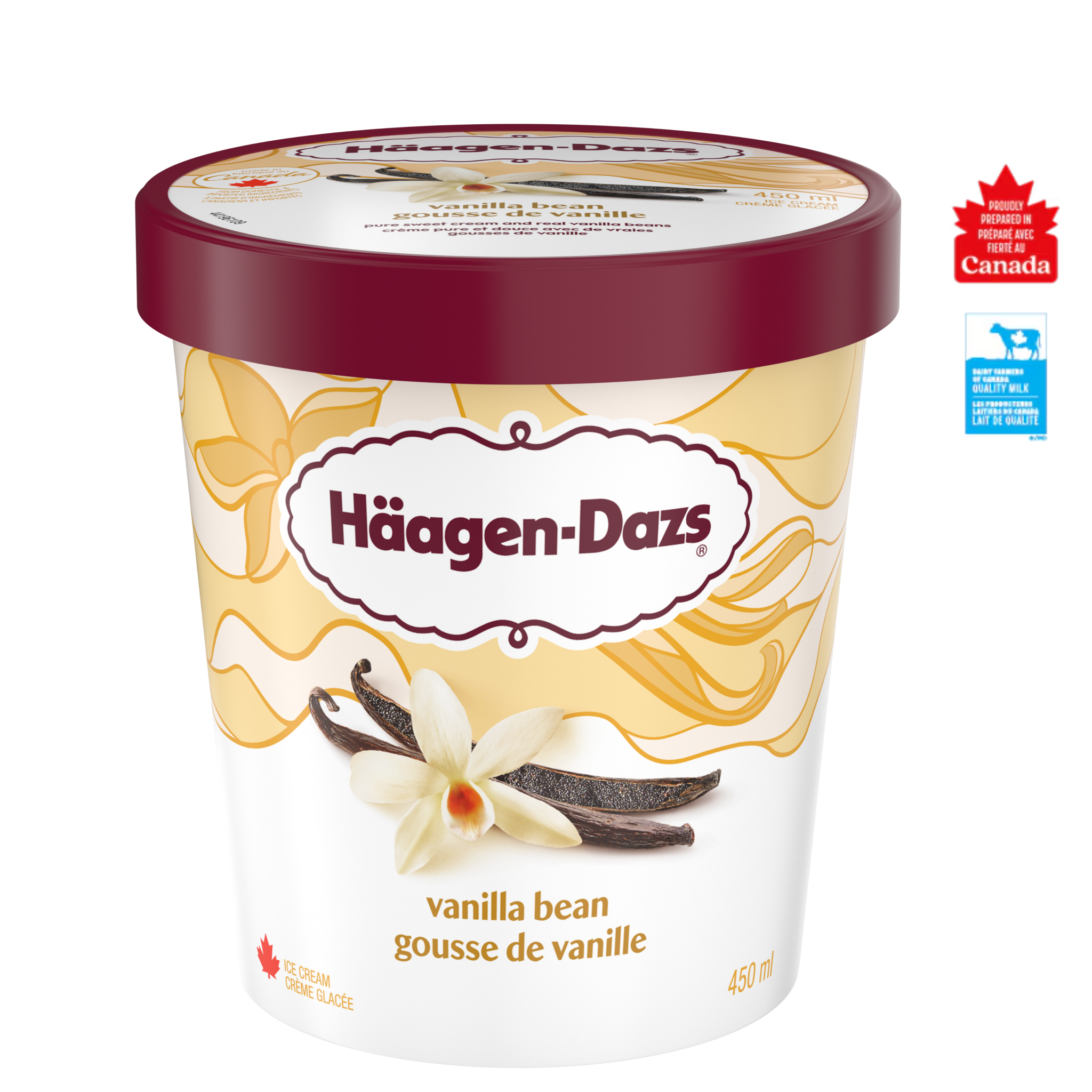 HAAGEN-DAZS Crème glacée Gousse de vanille