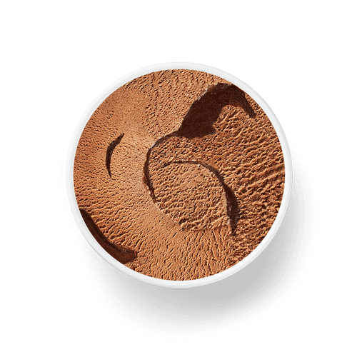 Contenant de crème glacée Chocolat et noisette