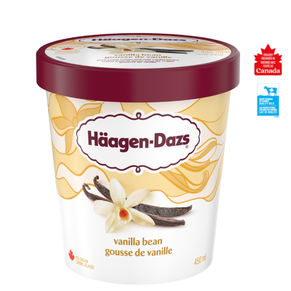 HAAGEN-DAZS Crème glacée Gousse de vanille