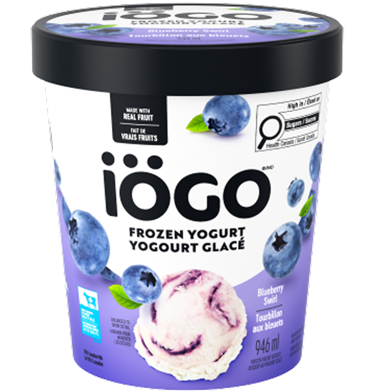 iÖGO® Yogourt glacé Tourbillon aux bleuets 946ml