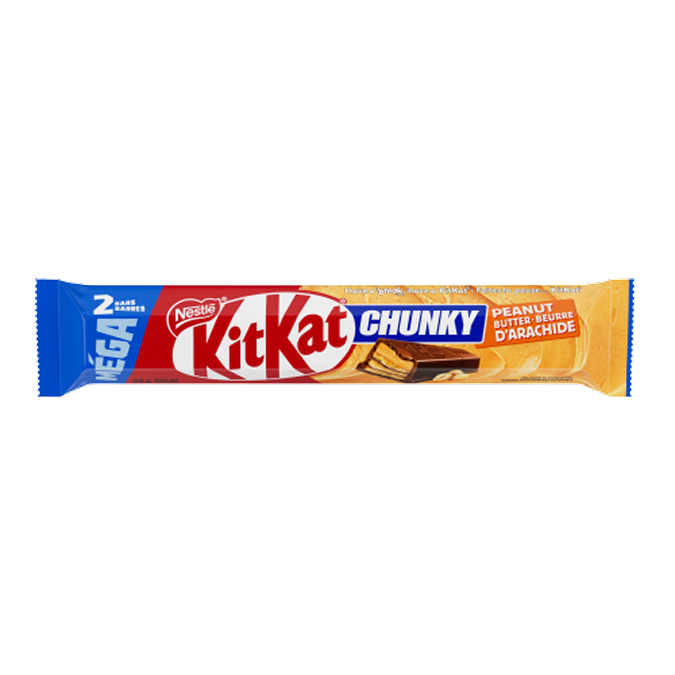 KITKAT CHUNKY Beurre d’arachide en méga