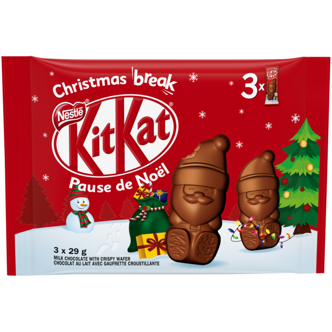KITKAT Holiday Milk Santa Pack
