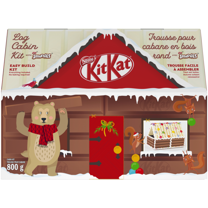 KIT KAT Christmas Log Cabin Kit