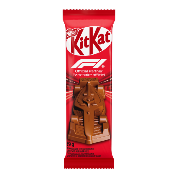 KIT KAT Barres en forme de voiture de course de Formula 1 chocolat au lait