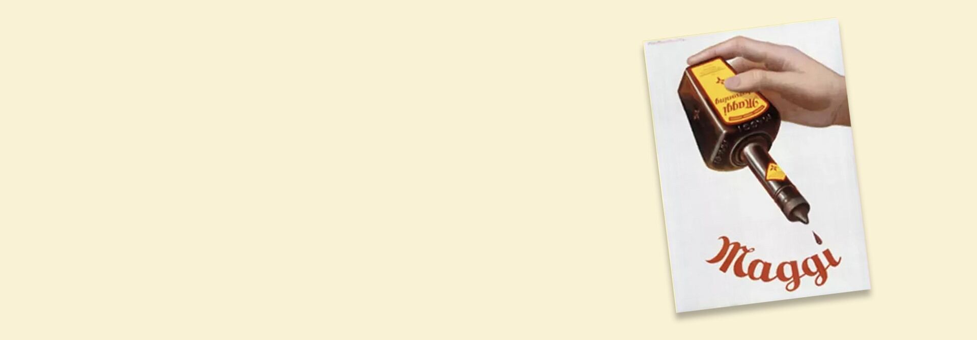 En 1886, l’assaisonnement en sauce MAGGIᴹᴰ est né