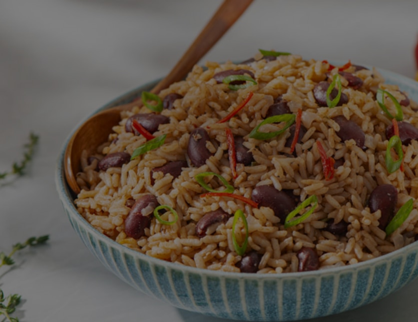 Riz aux pois caribéen préparé avec MAGGI