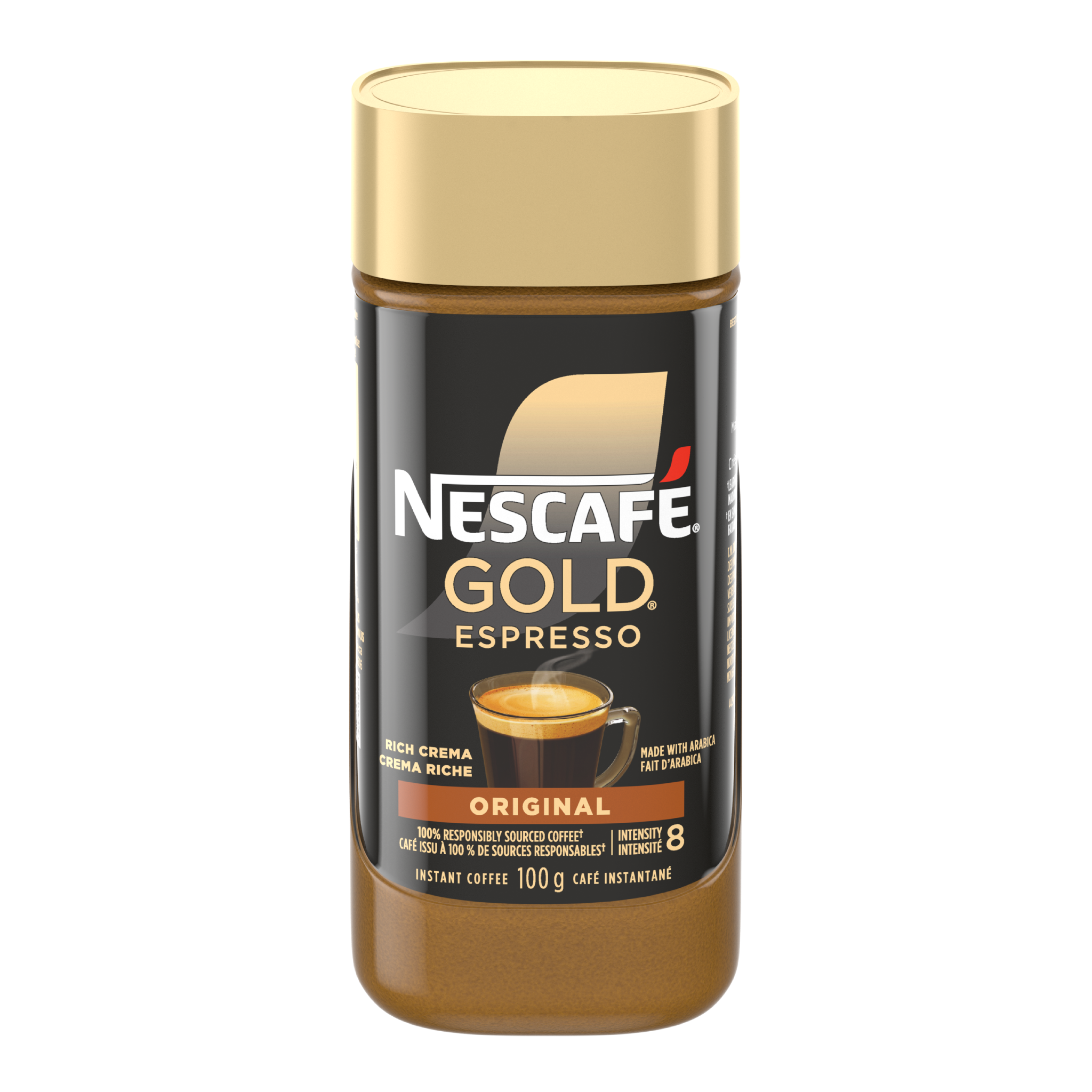 NESCAFE GOLD Café espresso instantané avec crema