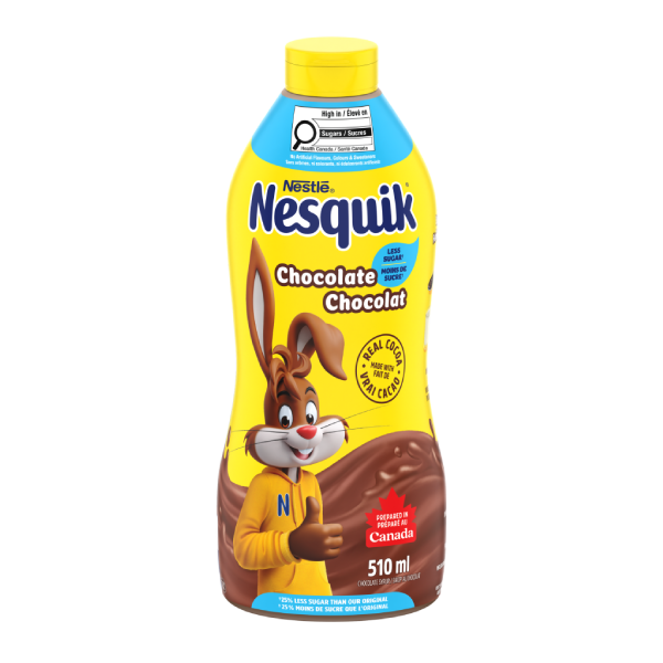 NESQUIK Moins de sucre Sirop au chocolat