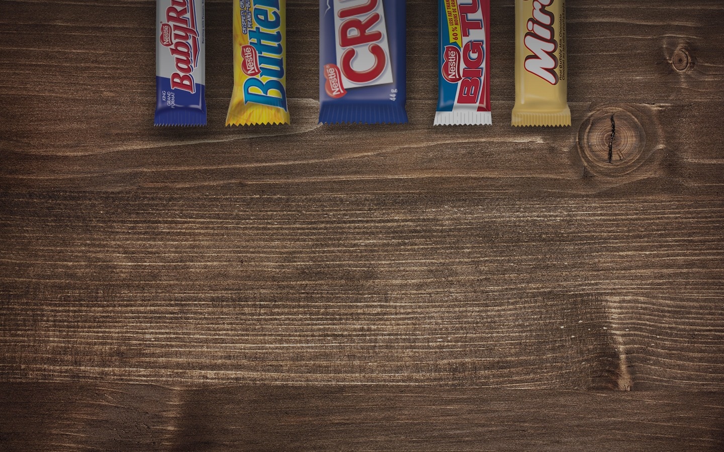 Chaque amateur de chocolat y trouve sa barre préférée!