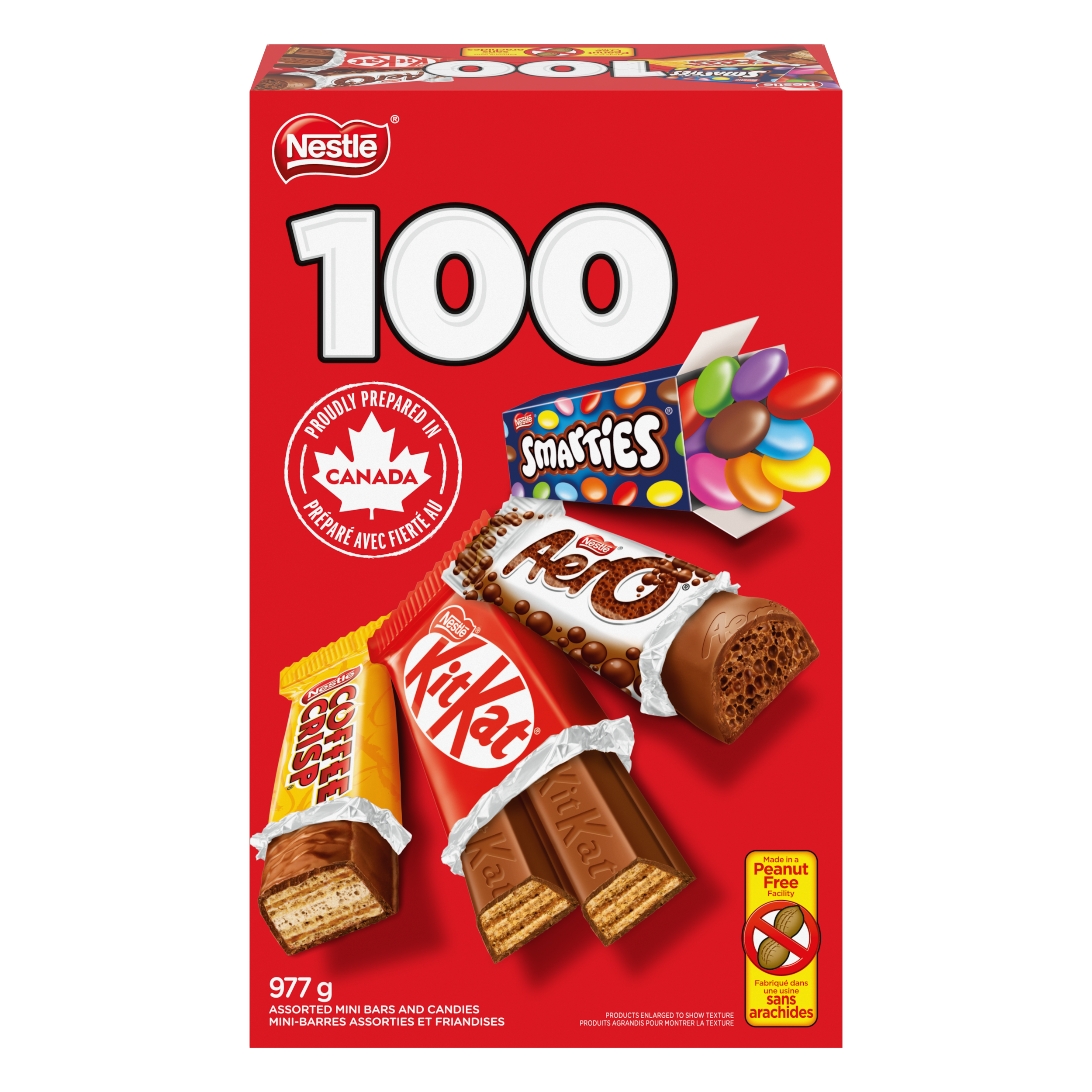 Mini-barres assorties NESTLÉ, emballage de 100